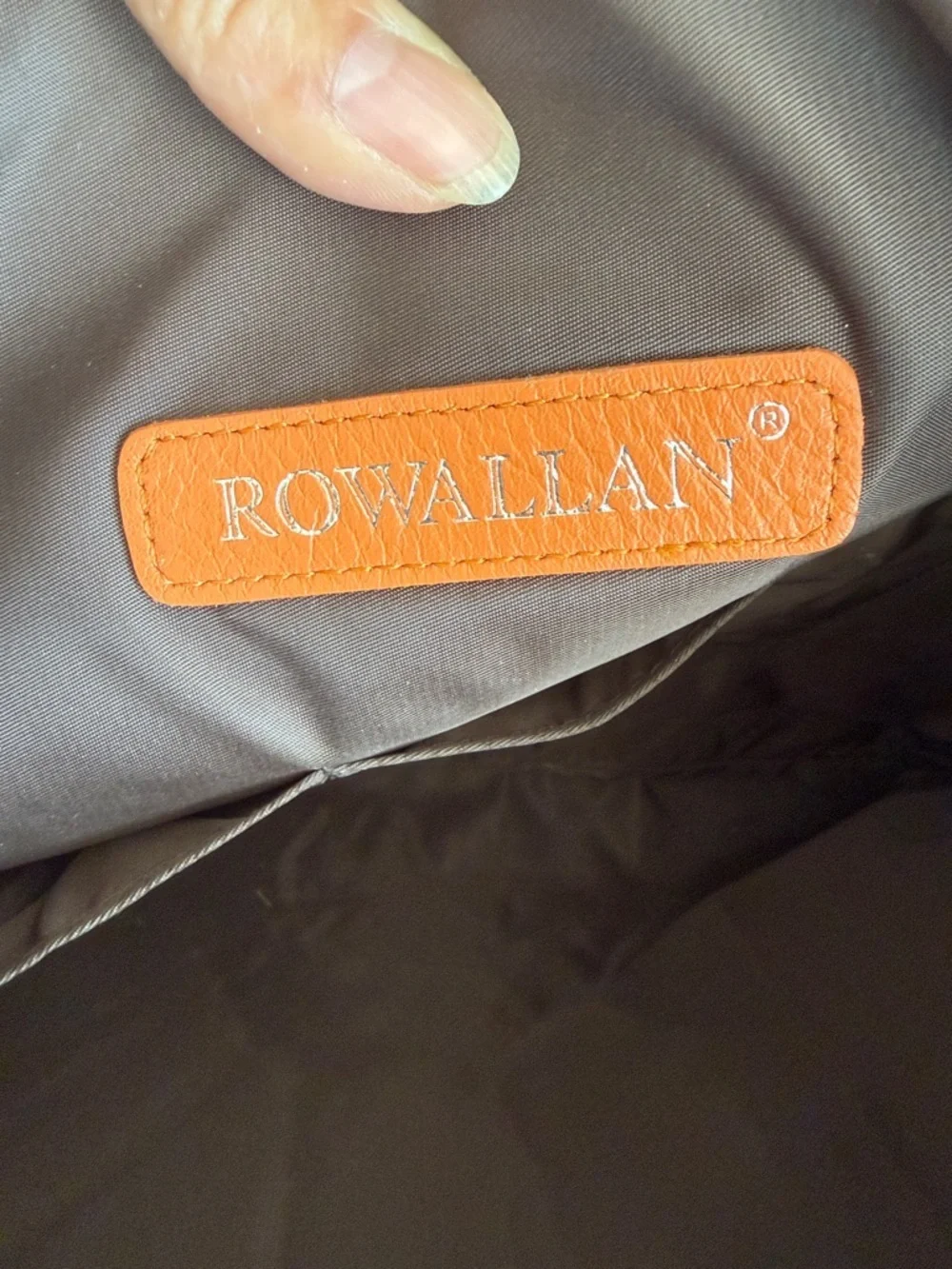 Rowallan Orange Genuine Leather Laptop Sleeve